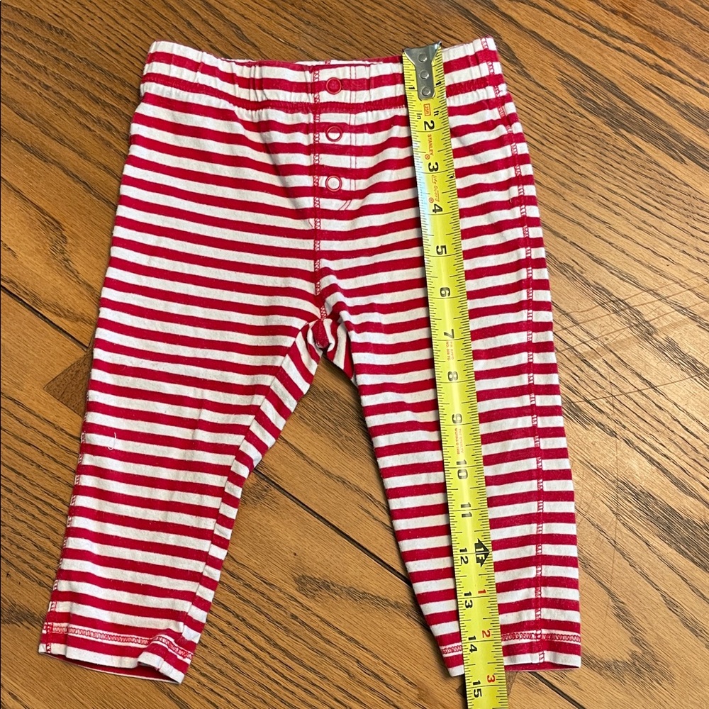 Baby Gap Red and White Striped Baby Pants, 100% cotton, 12-18 mo - Picture 4 of 7